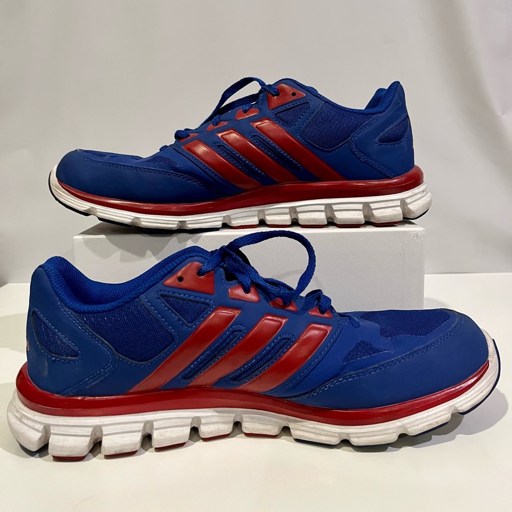 Adidas Running, Dark Blue/Red Stripe, Lightly Used, Mens Sz10
